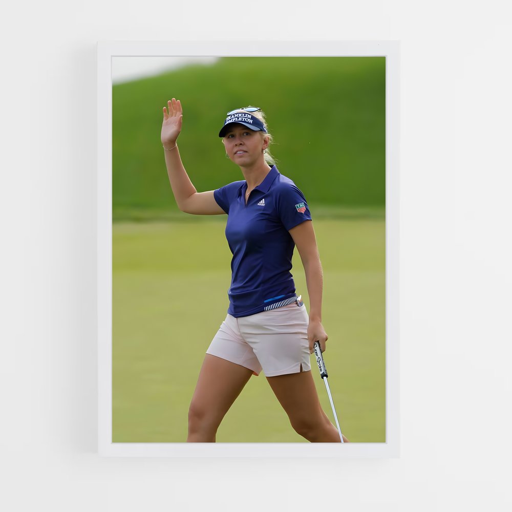 Poster Jessica korda vivante – affiche Golf (vue 3)
